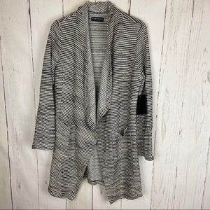 NWT - Bagatelle Collection | Black Tweed Open Jacket